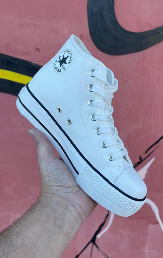 Converse polipiel blanco