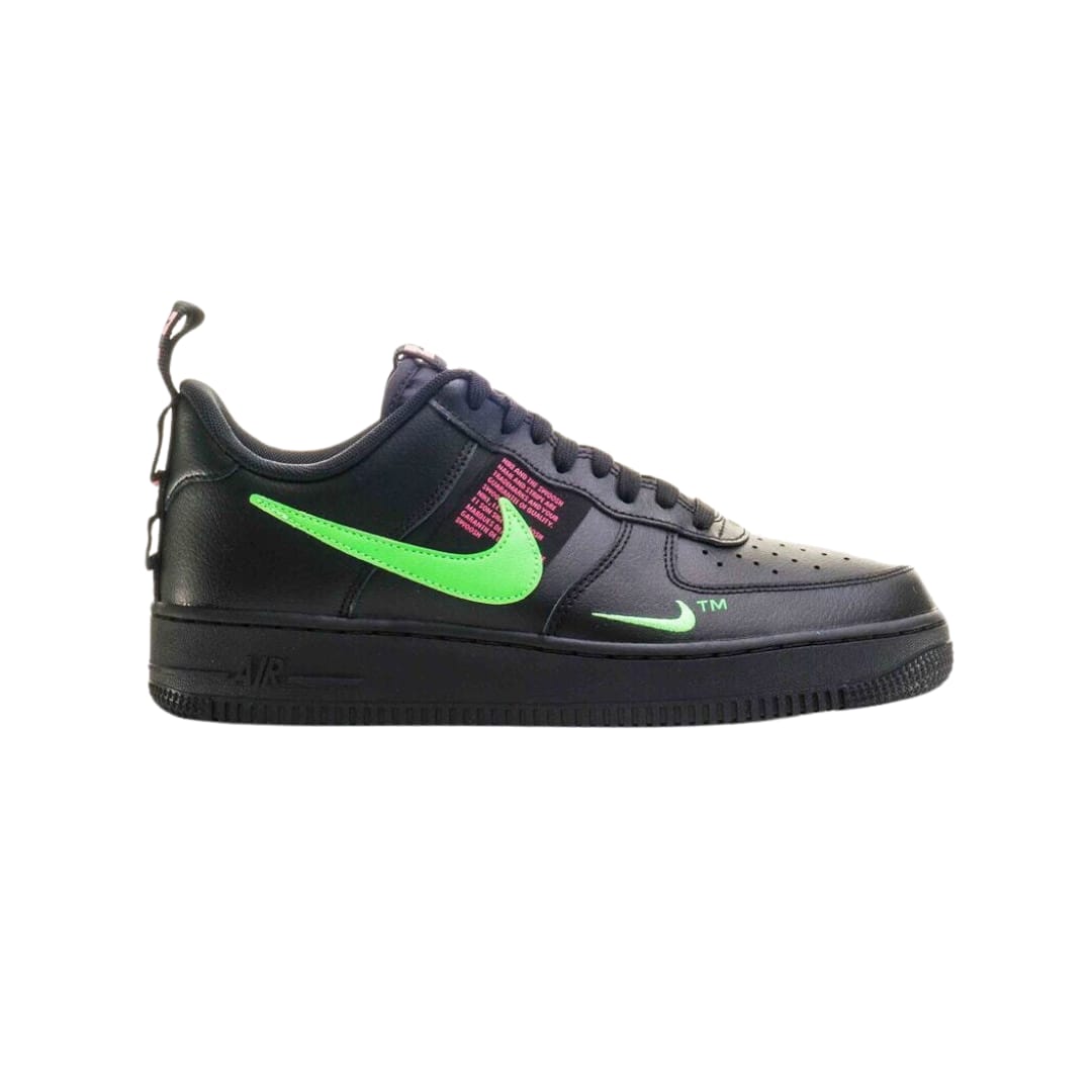 Nike Air Force One TM negro verde