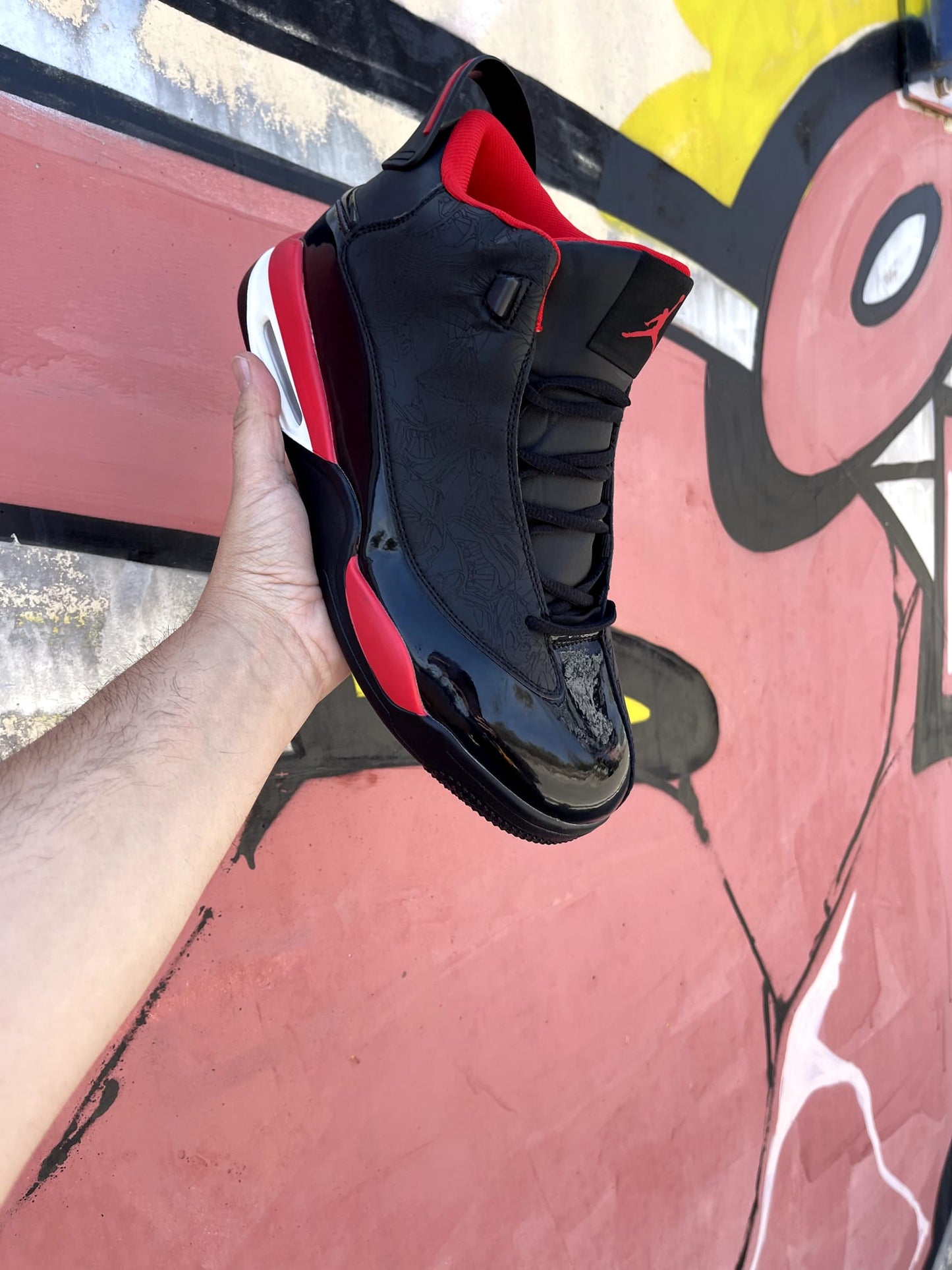 Nike Air Jordan Dub Zero negro rojo