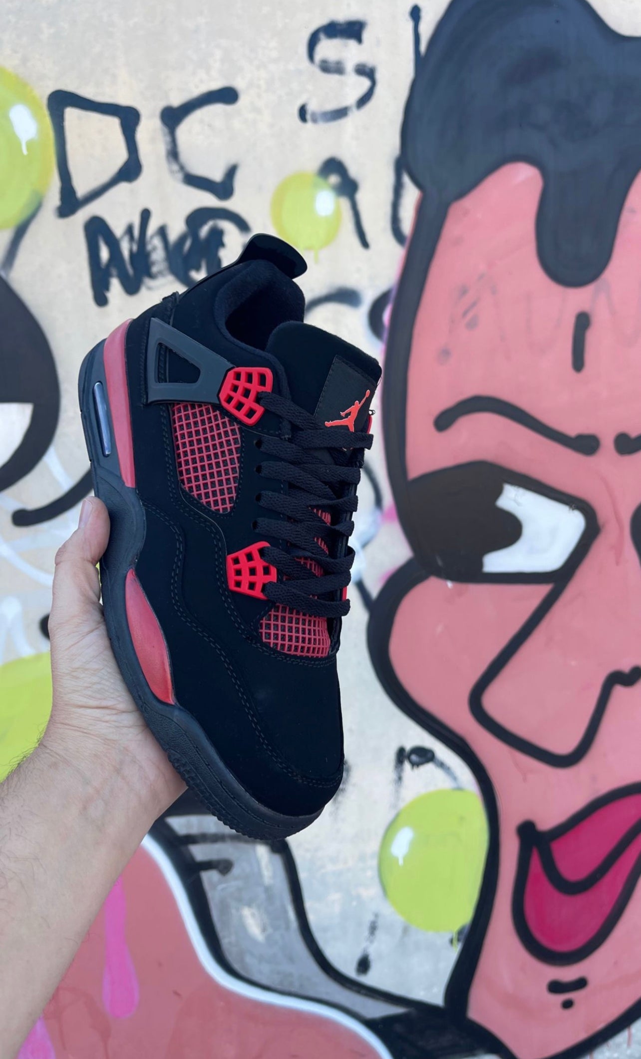 Nike Air Jordan 4 negro rojo